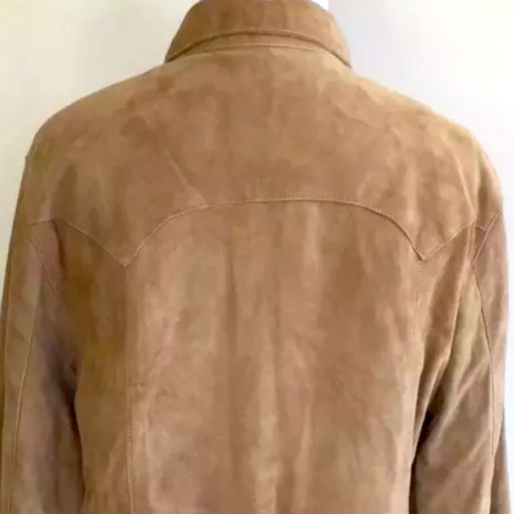 RALPH LAUREN Western Equestrian Glove Soft Suede Leather Coat Dress 8 RARE NWT!! - Picture 8 of 13